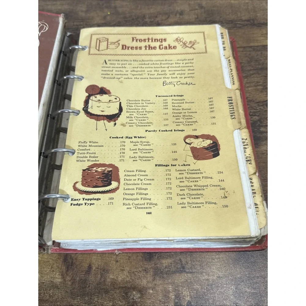 Vintage Betty Crocker's Picture Cookbook-1950-1st Edition/5th Printing